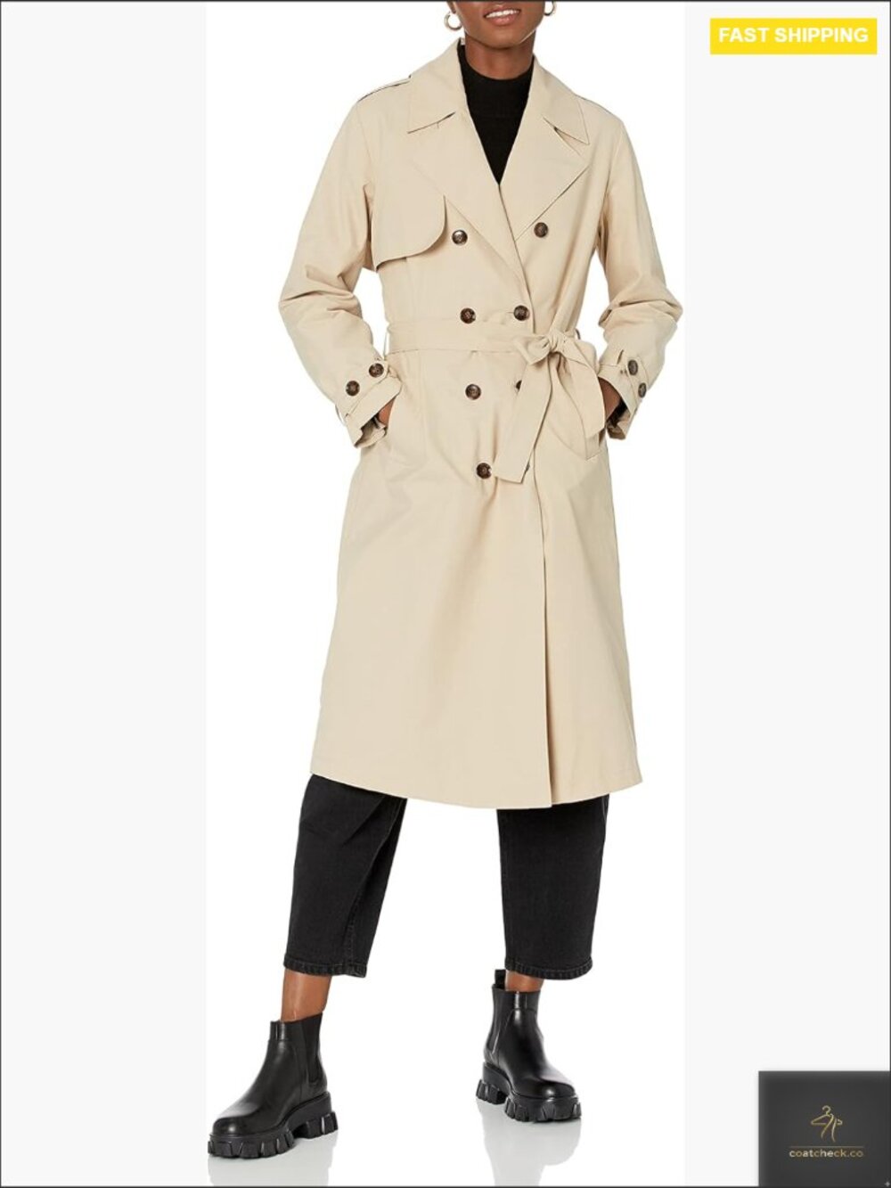 Classic Trench Coat Loose Fit Elegant Minimal Chic Timeless Wardrobe Staple